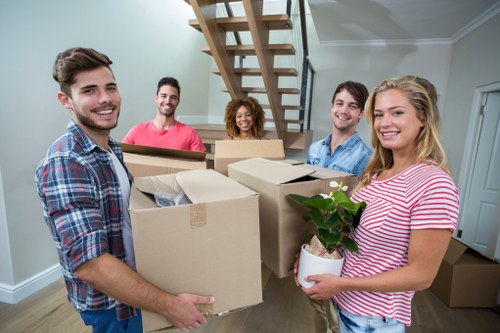 Office relocation team planning a move in Marylebone