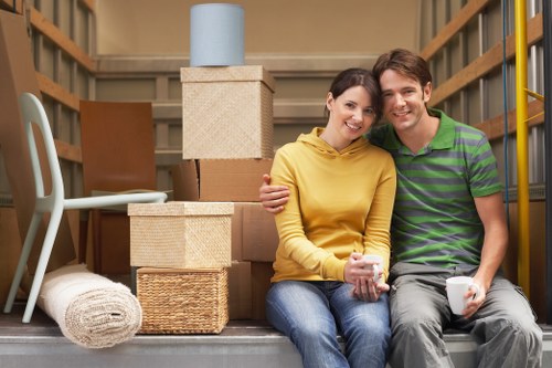 Organised household and business items placed in secure storage