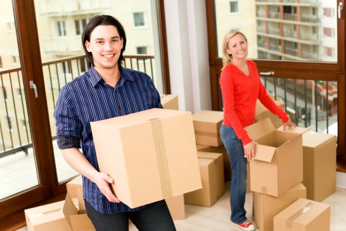 Office furniture and equipment prepared for commercial removals in Marylebone
