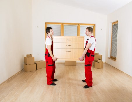 Professional residential move in a Marylebone apartment building with stair access